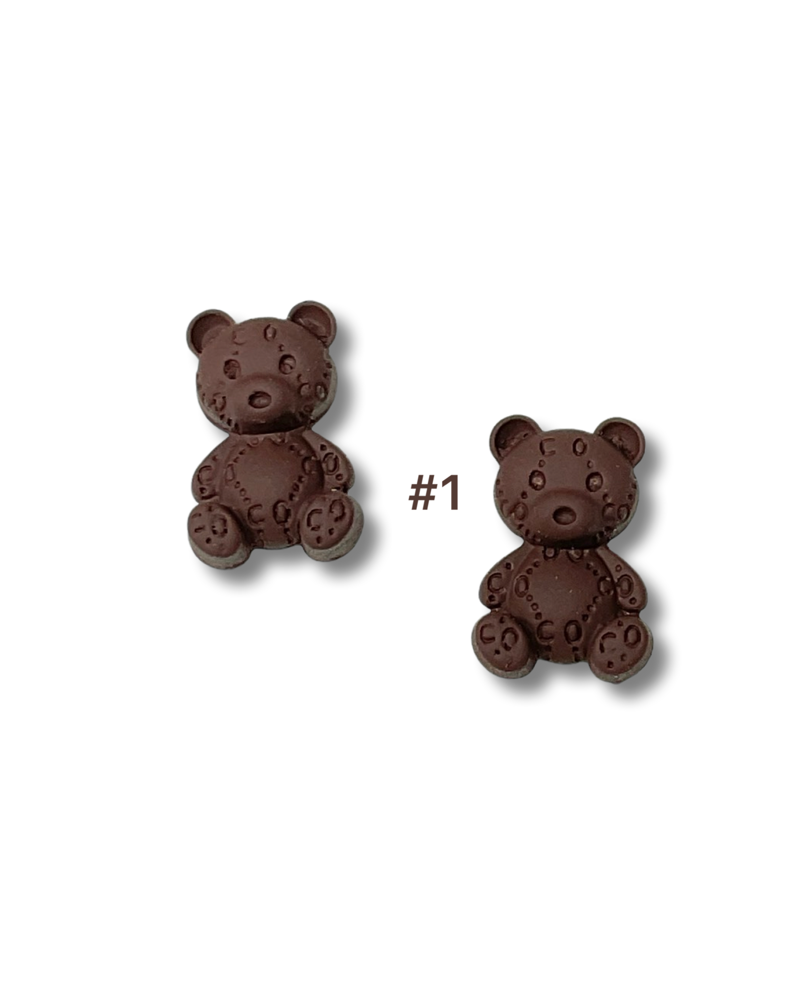 Teddy bear charms 2pcs